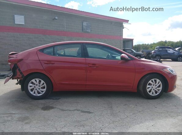 5NPD74LF7HH070839 2017 HYUNDAI ELANTRA Red 360 interior view