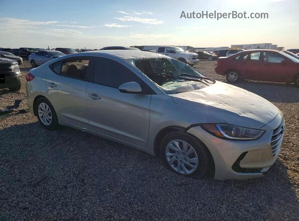 5NPD74LF7HH081694 2017 HYUNDAI ELANTRA Gray Передня права чверть