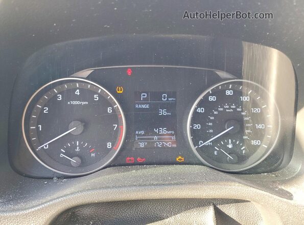 5NPD74LF7HH081694 2017 HYUNDAI ELANTRA Gray Вид щитка приладів