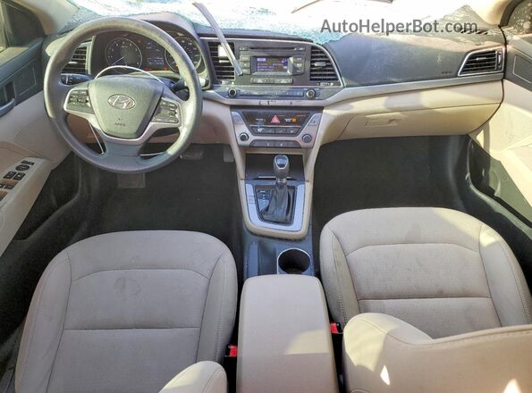 5NPD74LF7HH081694 2017 HYUNDAI ELANTRA Gray Вид панелі приладів