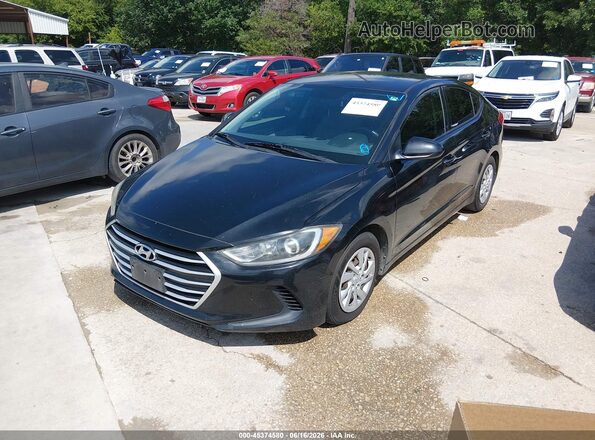 5NPD74LF7HH089407 2017 HYUNDAI ELANTRA Black Front left
