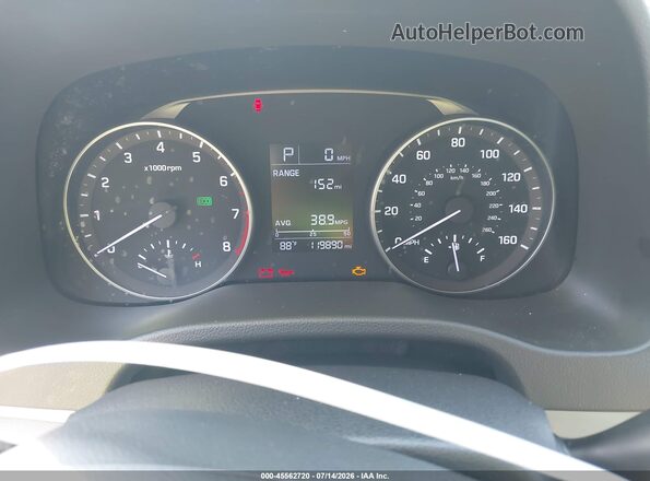 5NPD74LF7HH092520 2017 HYUNDAI ELANTRA White Widok tylnych siedzeń