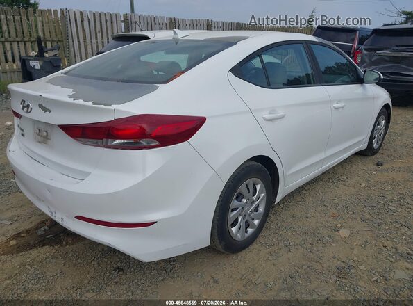 5NPD74LF7HH103967 2017 HYUNDAI ELANTRA White Задня права чверть