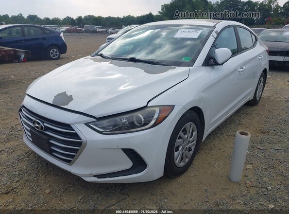 5NPD74LF7HH103967 2017 HYUNDAI ELANTRA White Передня ліва чверть
