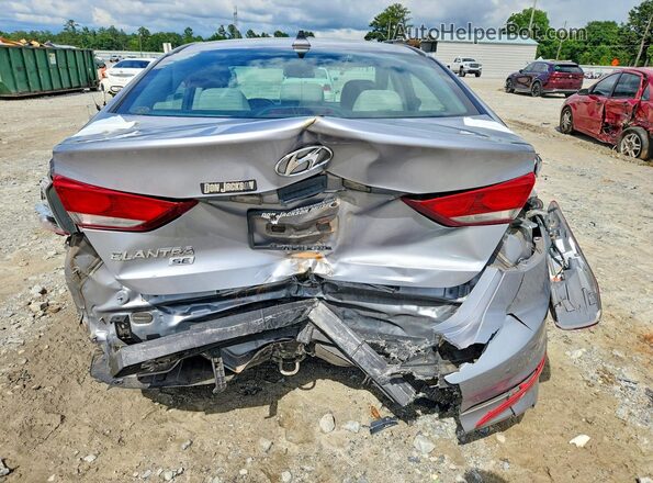 5NPD74LF7HH135334 2017 HYUNDAI ELANTRA Silver Вид ззаду