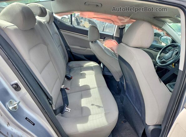 5NPD74LF7HH135334 2017 HYUNDAI ELANTRA Silver Вид задніх сидінь