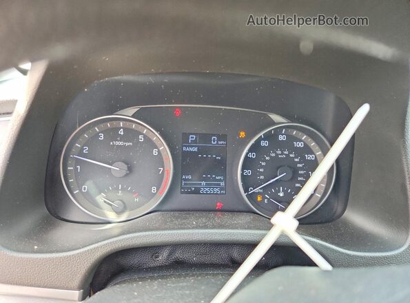 5NPD74LF7HH135334 2017 HYUNDAI ELANTRA Silver Вид щитка приладів