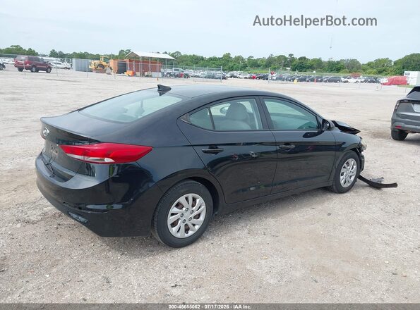 5NPD74LF7HH135611 2017 HYUNDAI ELANTRA Black Հետևի աջ