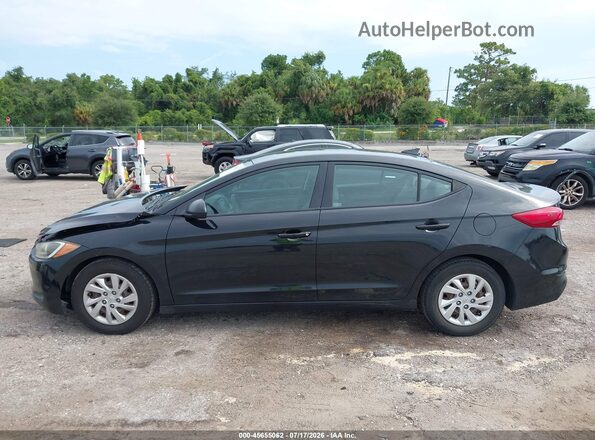 5NPD74LF7HH135611 2017 HYUNDAI ELANTRA Black Սալոնի 360 աստիճան տեսք