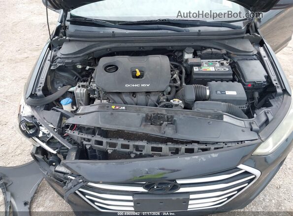 5NPD74LF7HH135611 2017 HYUNDAI ELANTRA Black Հետևի տեսք