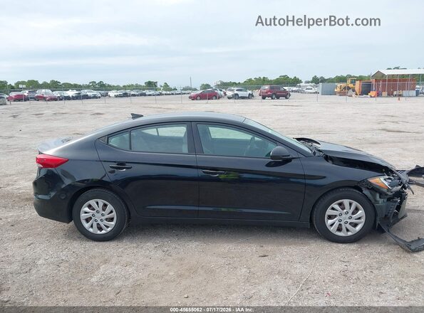 5NPD74LF7HH135611 2017 HYUNDAI ELANTRA Black Սալոնի հետևի տեսք