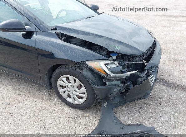 5NPD74LF7HH135611 2017 HYUNDAI ELANTRA Black Դիմացի տեսք