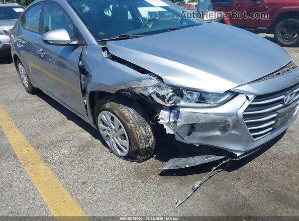 5NPD74LF7HH162355 2017 HYUNDAI ELANTRA Silver Դիմացի տեսք