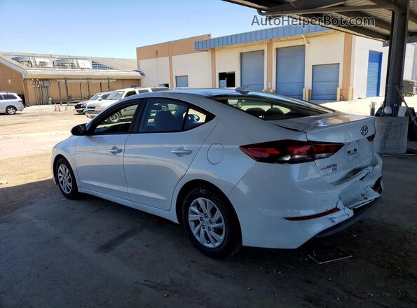 5NPD74LF7HH165661 2017 HYUNDAI ELANTRA White უკანა მარცხენა