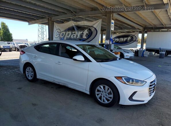 5NPD74LF7HH165661 2017 HYUNDAI ELANTRA White წინა მარჯვენა