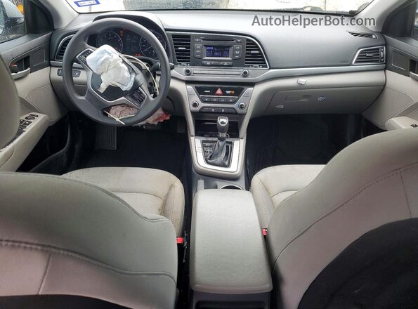 5NPD74LF7HH168771 2017 HYUNDAI ELANTRA Silver წინა პანელის ხედი