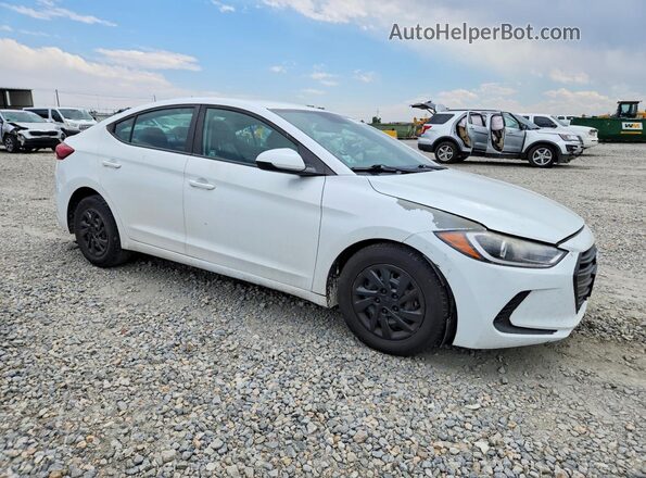 5NPD74LF7HH182816 2017 HYUNDAI ELANTRA White წინა მარჯვენა