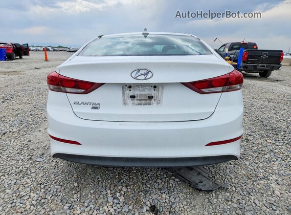 5NPD74LF7HH182816 2017 HYUNDAI ELANTRA White უკანა ხედი