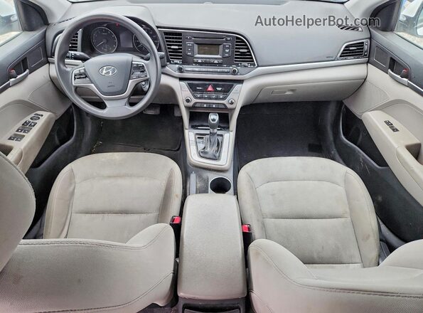 5NPD74LF7HH182816 2017 HYUNDAI ELANTRA White წინა პანელის ხედი