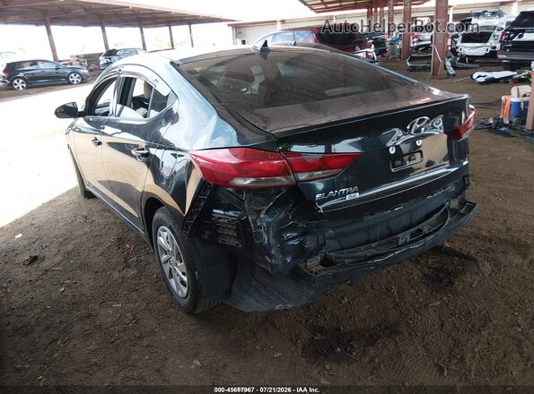 5NPD74LF7HH208735 2017 HYUNDAI ELANTRA Черный Задняя левая четверть