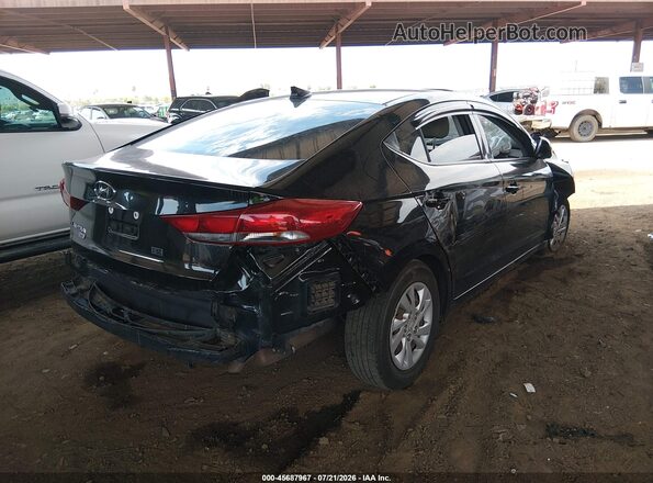 5NPD74LF7HH208735 2017 HYUNDAI ELANTRA Черный Задняя правая четверть