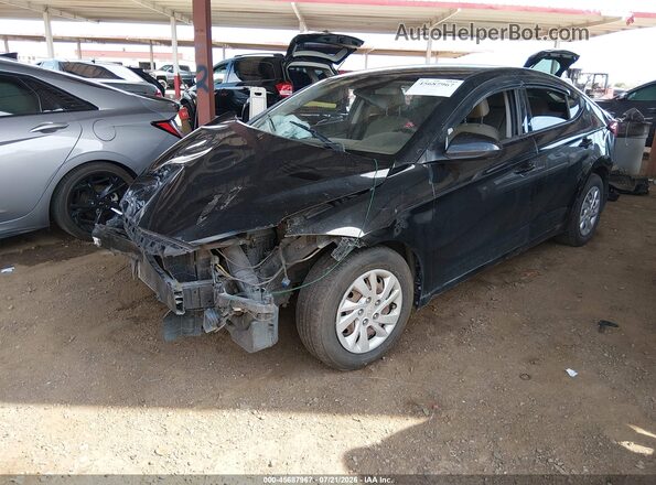 5NPD74LF7HH208735 2017 HYUNDAI ELANTRA Черный Передняя левая четверть