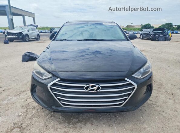 5NPD74LF7JH226058 2018 HYUNDAI ELANTRA Black წინა ხედი