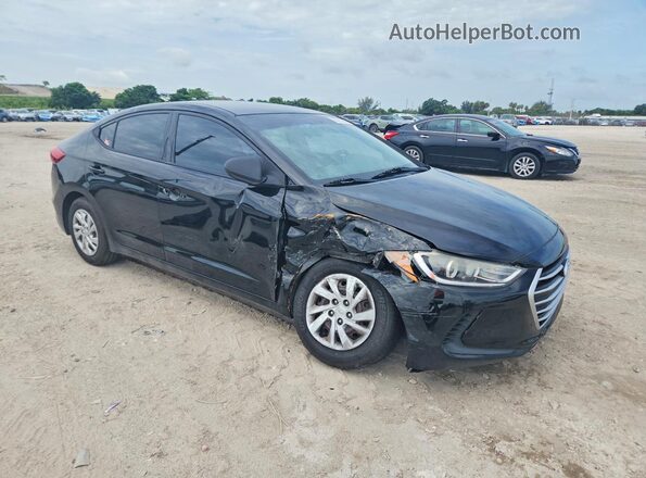 5NPD74LF7JH226058 2018 HYUNDAI ELANTRA Black წინა მარჯვენა