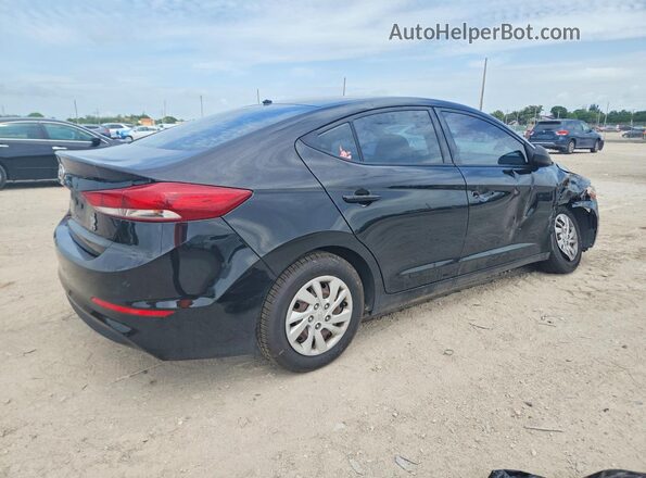 5NPD74LF7JH226058 2018 HYUNDAI ELANTRA Black უკანა მარჯვენა