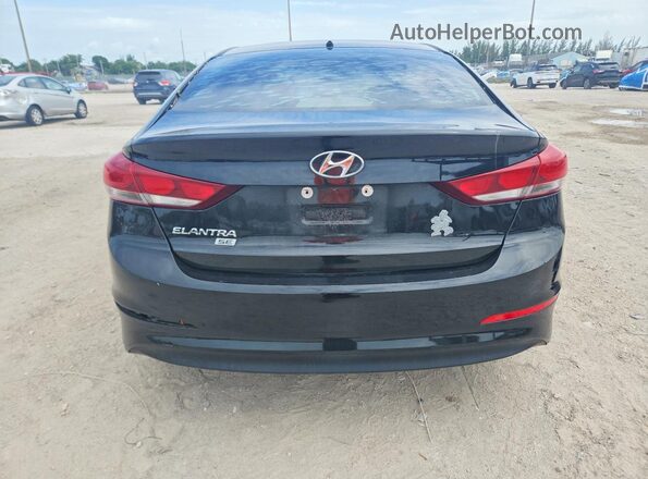 5NPD74LF7JH226058 2018 HYUNDAI ELANTRA Black უკანა ხედი