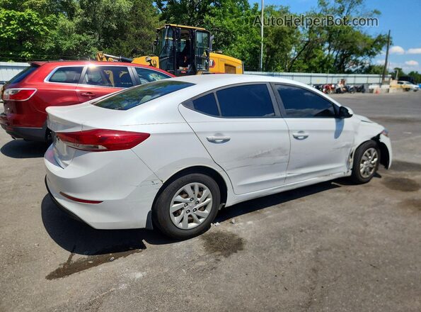 5NPD74LF7JH296725 2018 HYUNDAI ELANTRA White Tył prawy