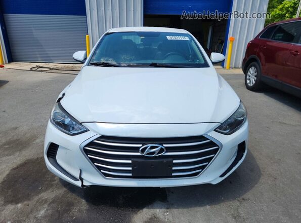 5NPD74LF7JH296725 2018 HYUNDAI ELANTRA White Widok z przodu