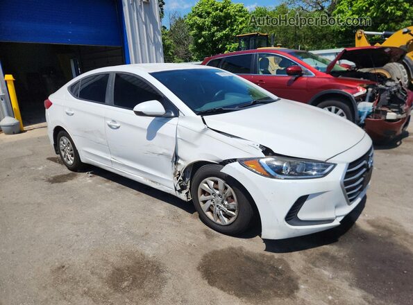 5NPD74LF7JH296725 2018 HYUNDAI ELANTRA White Przód prawy