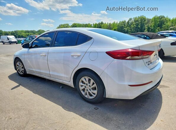 5NPD74LF7JH296725 2018 HYUNDAI ELANTRA White Tył lewy