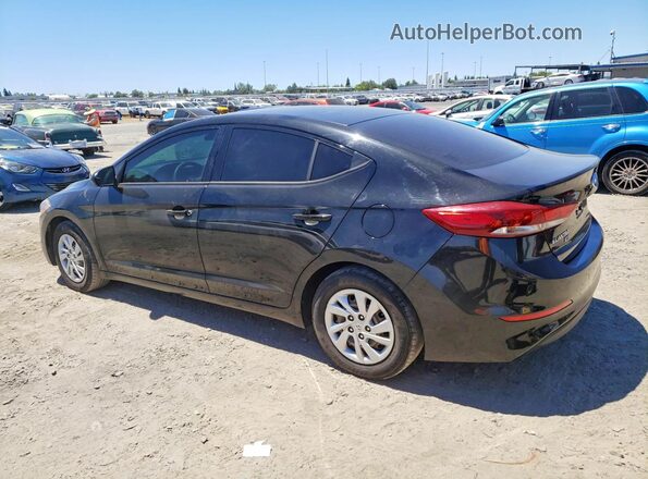 5NPD74LF7JH324135 2018 HYUNDAI ELANTRA Black უკანა მარცხენა