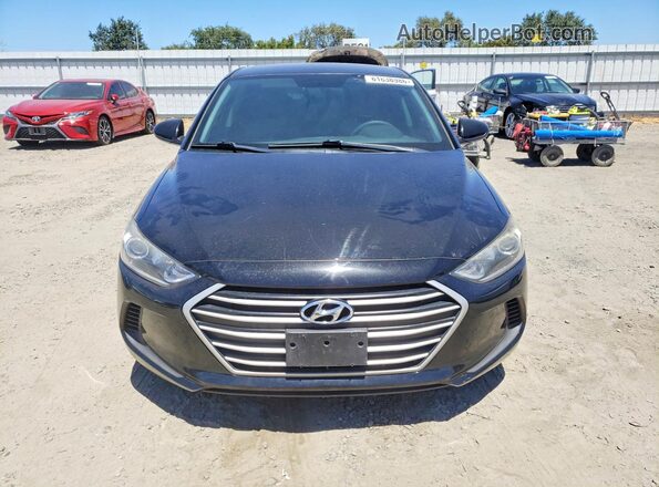 5NPD74LF7JH324135 2018 HYUNDAI ELANTRA Black წინა ხედი