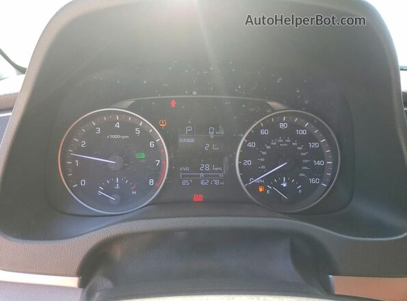5NPD74LF7JH324135 2018 HYUNDAI ELANTRA Black ხელსაწყოთა პანელის ხედი