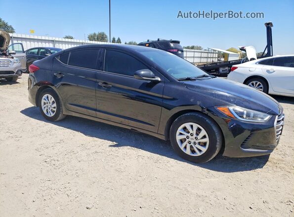 5NPD74LF7JH324135 2018 HYUNDAI ELANTRA Black წინა მარჯვენა
