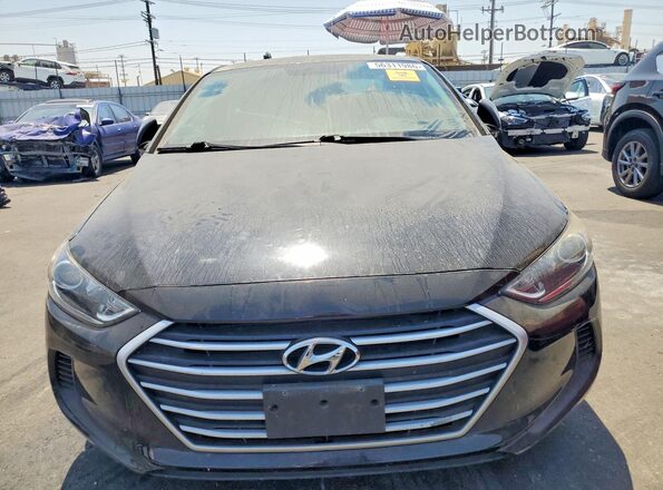 5NPD74LF7JH392838 2018 HYUNDAI ELANTRA Black Դիմացի տեսք