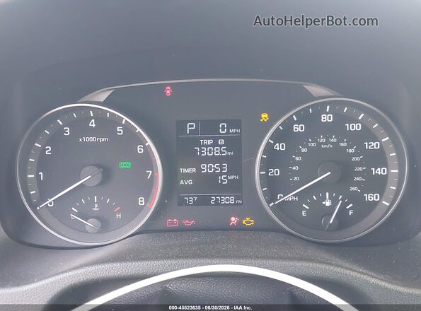 5NPD74LF7JH395514 2018 HYUNDAI ELANTRA Red Հետևի նստատեղերի տեսք