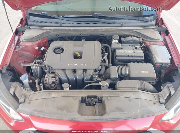 5NPD74LF7JH395514 2018 HYUNDAI ELANTRA Red Հետևի տեսք