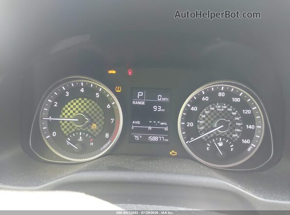 5NPD74LF7KH410059 2019 HYUNDAI ELANTRA Red Вид задніх сидінь