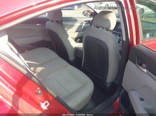 5NPD74LF7KH410059 2019 HYUNDAI ELANTRA Red Вид наклейки з VIN-кодом