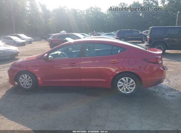 5NPD74LF7KH410059 2019 HYUNDAI ELANTRA Red Панорамний вид салону 360°