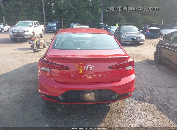 5NPD74LF7KH410059 2019 HYUNDAI ELANTRA Red 