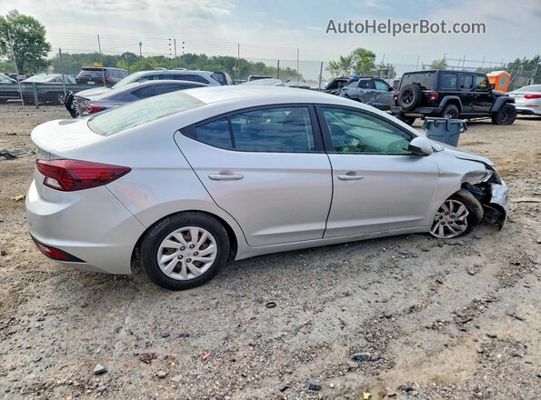 5NPD74LF7KH438069 2019 HYUNDAI ELANTRA Silver Հետևի աջ