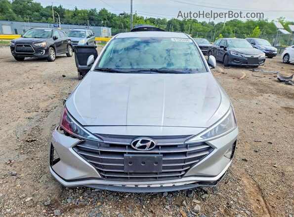 5NPD74LF7KH438069 2019 HYUNDAI ELANTRA Silver Դիմացի տեսք