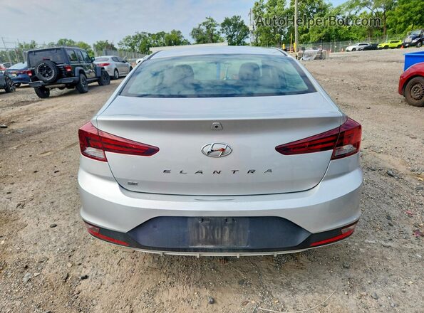 5NPD74LF7KH438069 2019 HYUNDAI ELANTRA Silver Հետևի տեսք