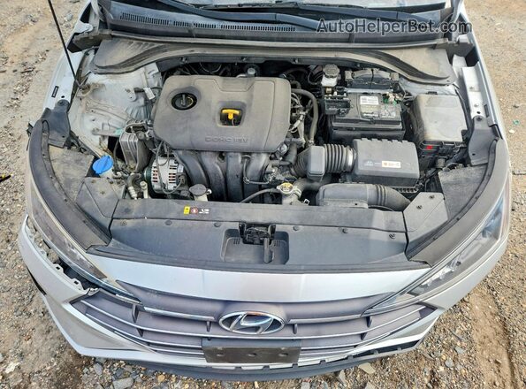5NPD74LF7KH438069 2019 HYUNDAI ELANTRA Silver Սալոնի հետևի տեսք