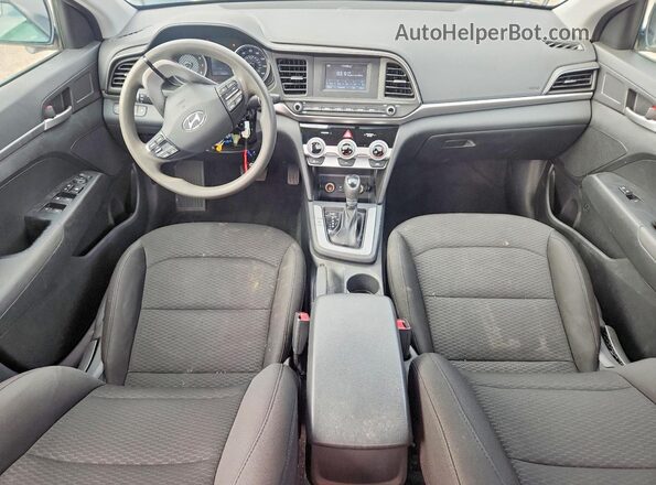 5NPD74LF7KH438069 2019 HYUNDAI ELANTRA Silver Առջևի վահանակի տեսք